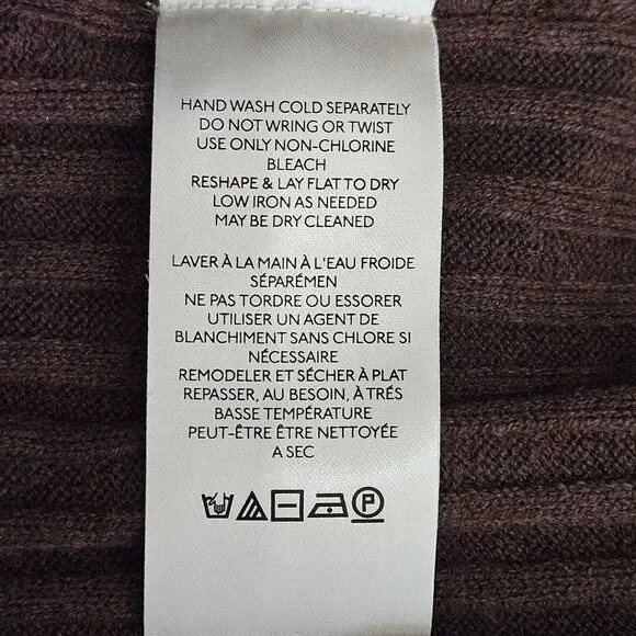 Free People Sweater S Sublime Pullover in Chocolate Lava Ribbed‎ Boho Whimsigoth - Picture 11 of 14